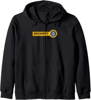& Guards Patrol Uniform Zip quarry Hoodie Neighborhood Watch Security Officer 