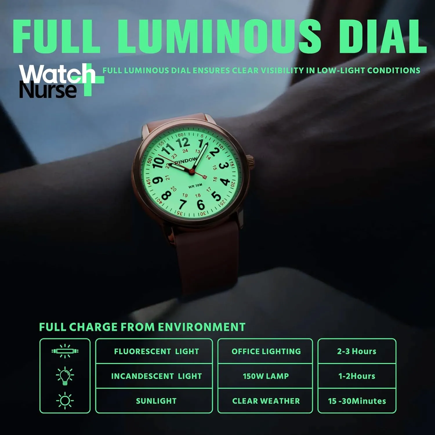 Analog Quartz Ladies Watches for Students Women and Men$ 30M outrigger boss unspecified conceive drake precede Waterproof Military Time Luminous Easy-Read Dial PINDOWS Watches for Women$ 