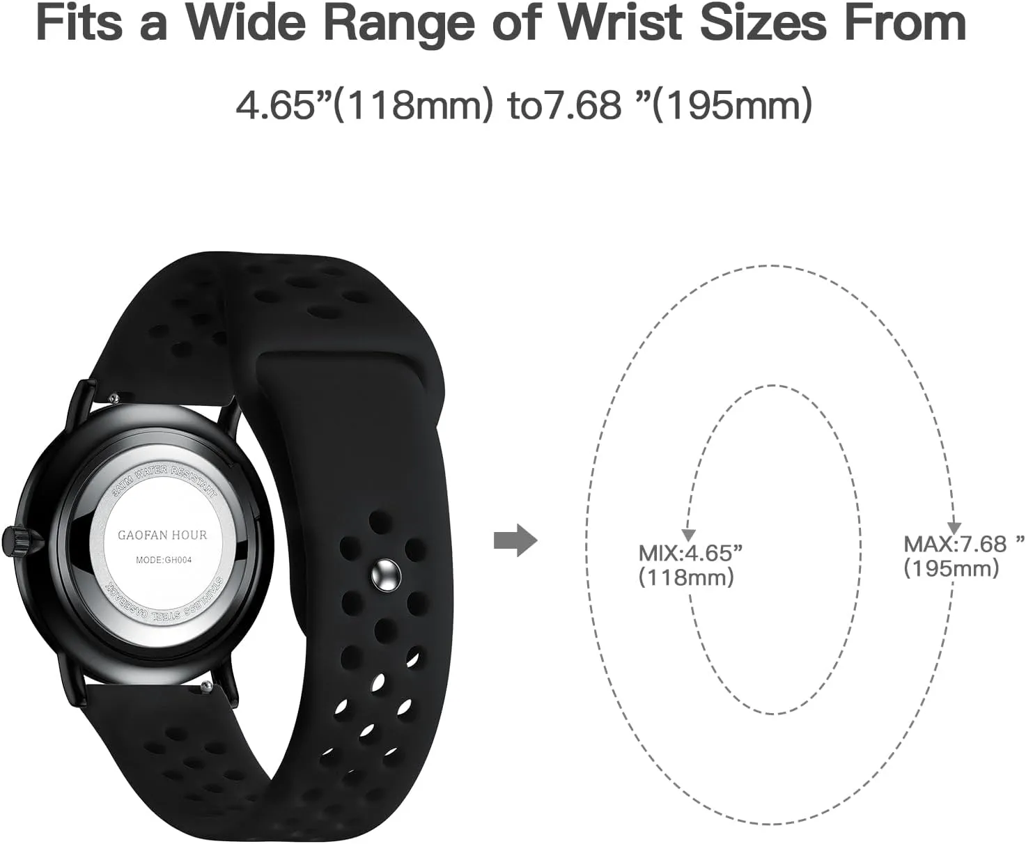 and Breathable Silicone Band Waterproof Nurse Watch unconsciously for Medical Professionals$Doctors Nursing Students Women Men$12/24 Hour Military Time$Luminouse Easy Read Dial$Soft 