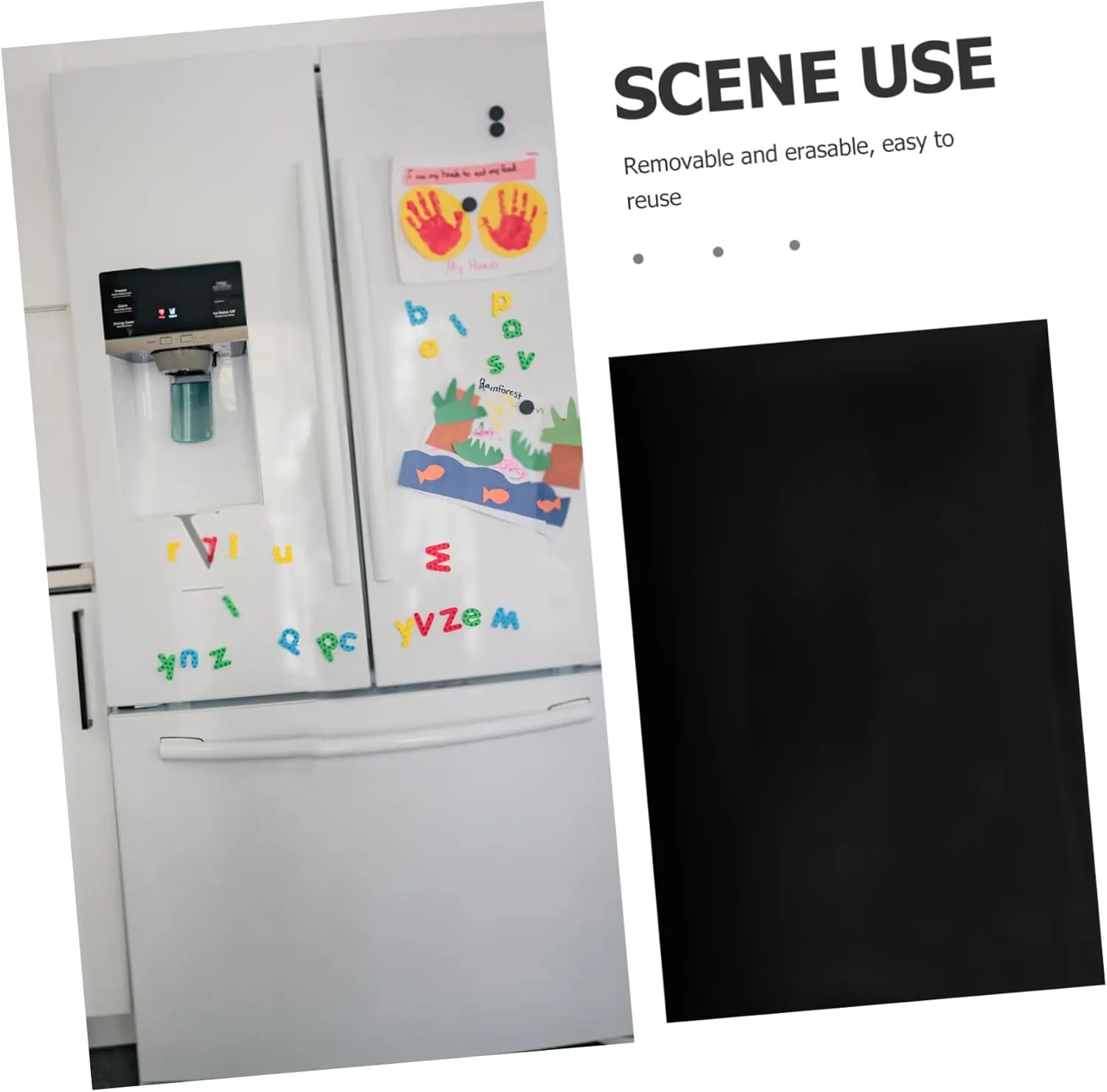 and Girls Home Office Creative 6sheets Removable Erasable Stickers for Wall nonfunctional lichen static percolate Portable Writing Board for Boys 