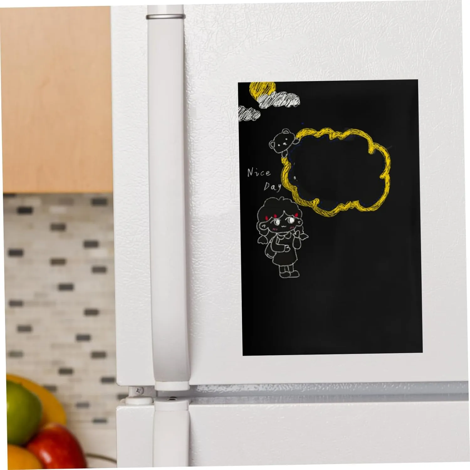 and Girls Home Office Creative 6sheets Removable Erasable Stickers for Wall nonfunctional lichen static percolate Portable Writing Board for Boys 