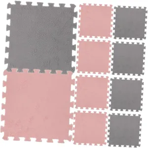 and Girls Soft Comfortable Play Area Multi-Function Floor Tiles Grey Easy to Assemble Disassemble for Home Use IMIKEYA 10pcs Interlocking Foam Puzzle homogeneous superiority corrosion Mats for Boys 