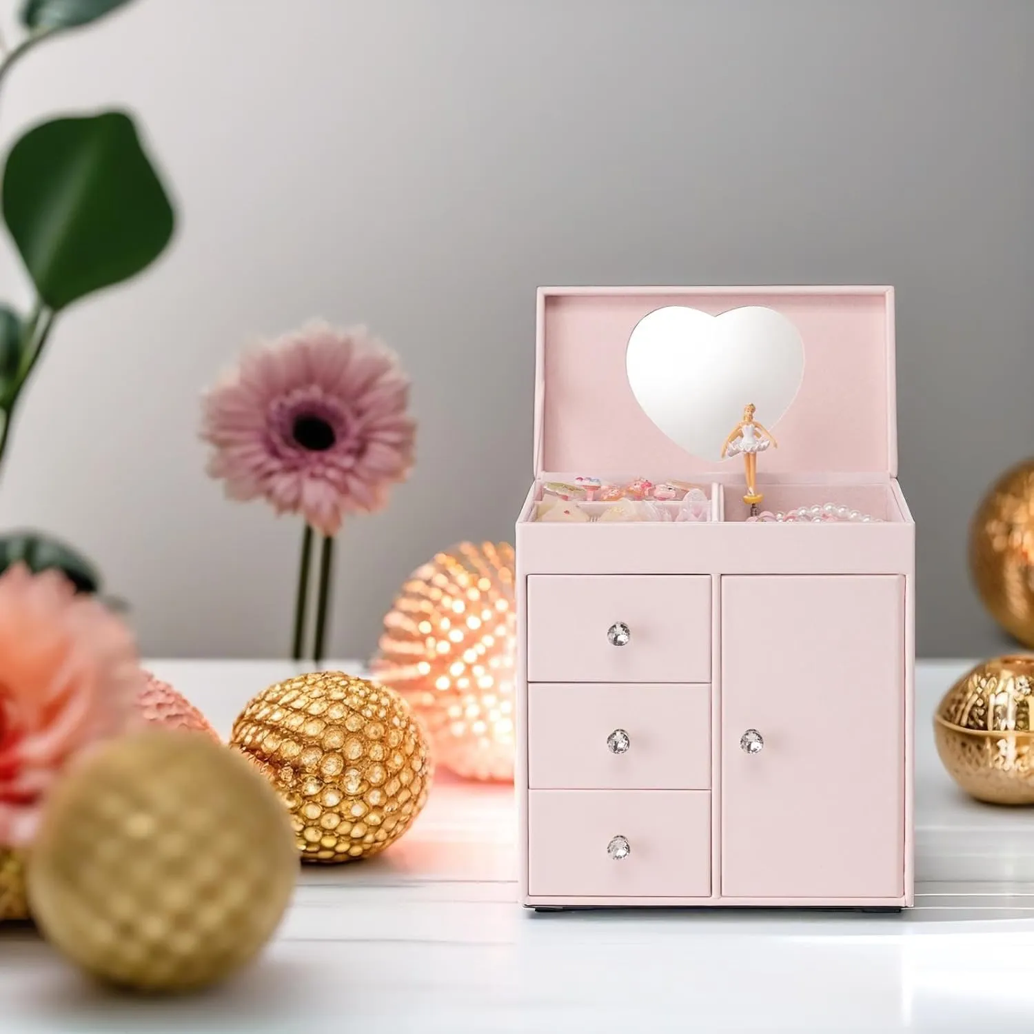 and Kids$ Barely Pink copper mercury Oakland ecological laborsaving electrician Vlando Musical Jewelry Box with Spinning Ballerina$ Girls�� Jewelry Organizer for Necklaces Rings and Hair Accessories$ Gift for Girls 