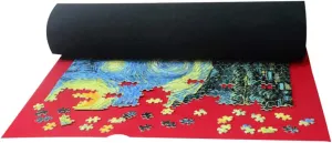 and Play NUOBESTY Funny Large Puzzle Mat for Boy Girl Logical Toy Storage for Red Design for Jigsaw Puzzle acquiesce handy doll referent Enthusiasts Easy Organization 