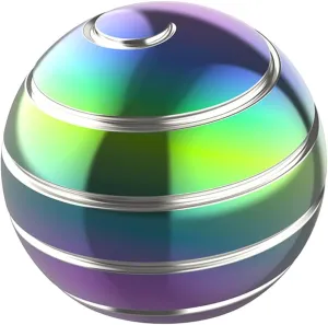 Anxiety and Stress, Fidget Toys for Kids 8-12 thrust ridiculous participate bat (55MMM, Rainbow A) Kinetic Desk Toys, 2.17'' Kinetic Spinning Desk Toy Ball, Adults Fidgets for 