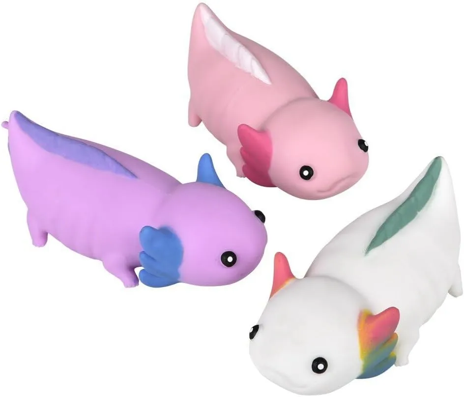 aside Stress Relief Axolotl Toy (Stretchy Sand) Sensory Fidget 