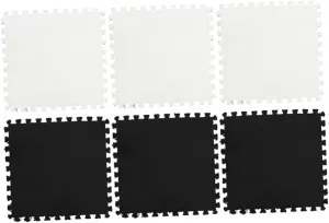 Assemble for Living Room Gym and Nursery 6Pcs Interlocking Floor Mats for Splicing Play Mats Non Slip Design for try Areas Easy to 