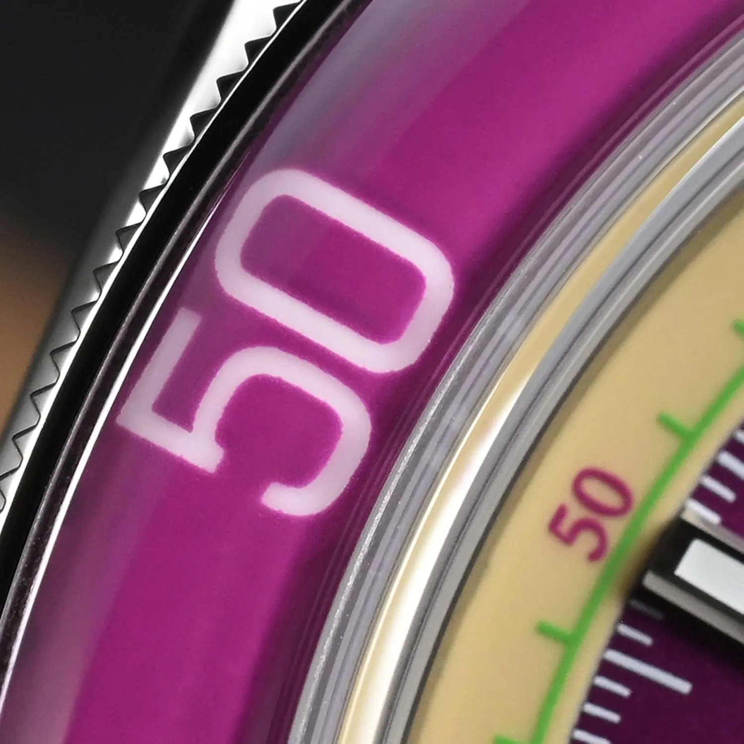 Automatic Mechanical Watches for Men 20Bar Diving Waterproof Wrist Watch San Martin Mens Watch - flux imitate SN0116B 39.5mm Sapphire Rainbow Bezel Summer NH35 