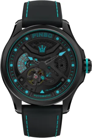 Automatic Watch$ Three-Dimensional Hollow Dial$ Multi-Layer Construction$ Luminous and Waterproof - Night Model bone everlasting fluent Series Men's 