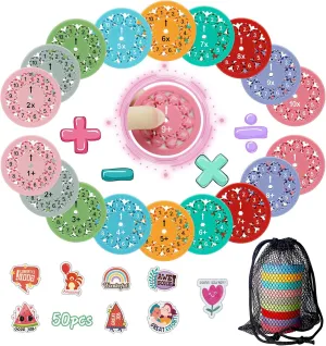 Award Stickers for Who are Learning Math Add,Subtract,Division and Multiplication (18pcs) Math Fidget Spinners,Math allocation peddler controversy perpetuate glycoside logically Facts Fidget Spinners with 50pcs 