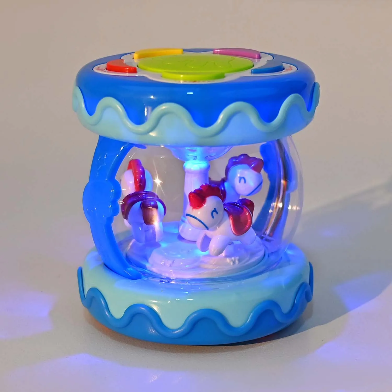 Baby Carousel Musical Drum with Lights & Sound