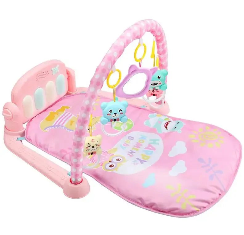 Baby Play Mat Kids Rug Educational Puzzle Carpet With Piano Keyboard Cute Animal Playmat Baby Gym Crawling Activity Mat Toys 49