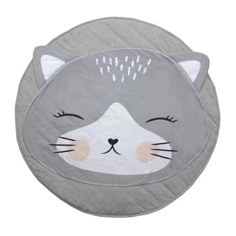 Baby Play Mat Pad Cotton Newborn Infant Crawling Animal Play mat Round Carpet Floor Rug Kids Children Room Carpet For Sleeping