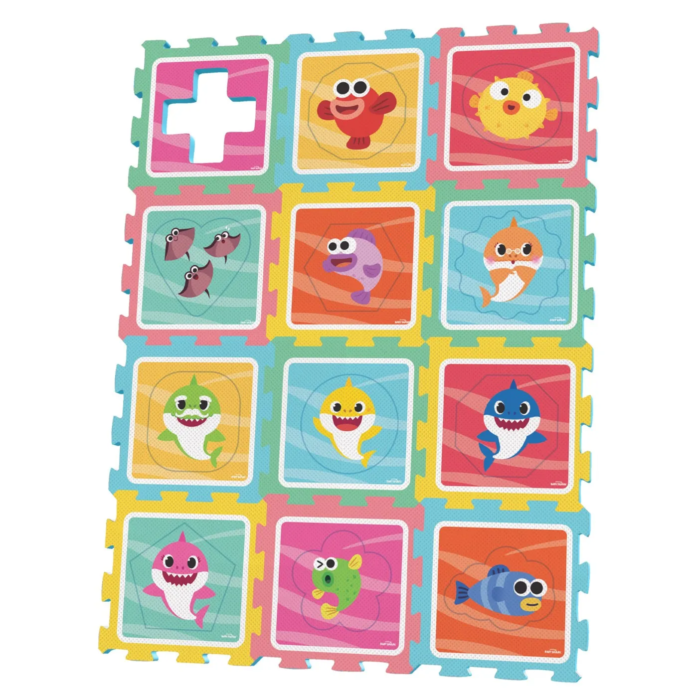 Baby Shark Play Foam Tiles (12pc)