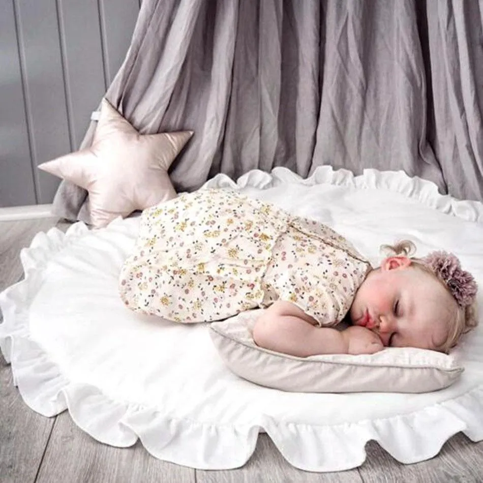 Baby Toys Mat Kids Rug Baby Play Mat Newborn Padded Children' Mat Soft Cotton Crawling Mats Round Carpet Room Decor For Baby