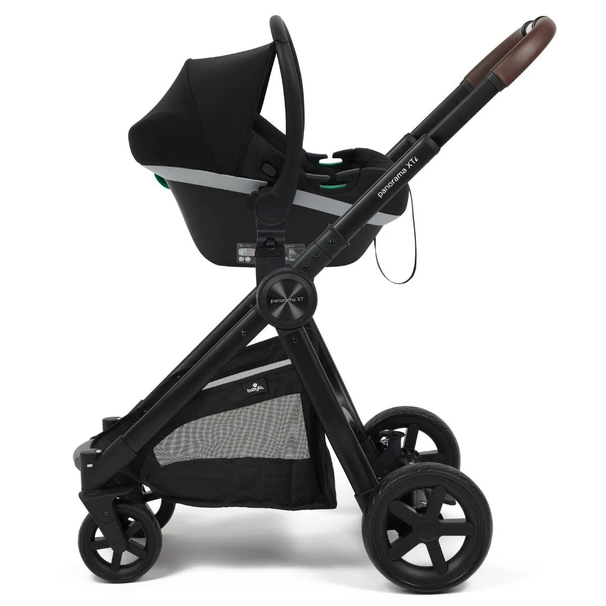 BabyLo Panorama XTi Premium Travel System & Starter Nursery Bundle including Isofix Base 2, Fern Green