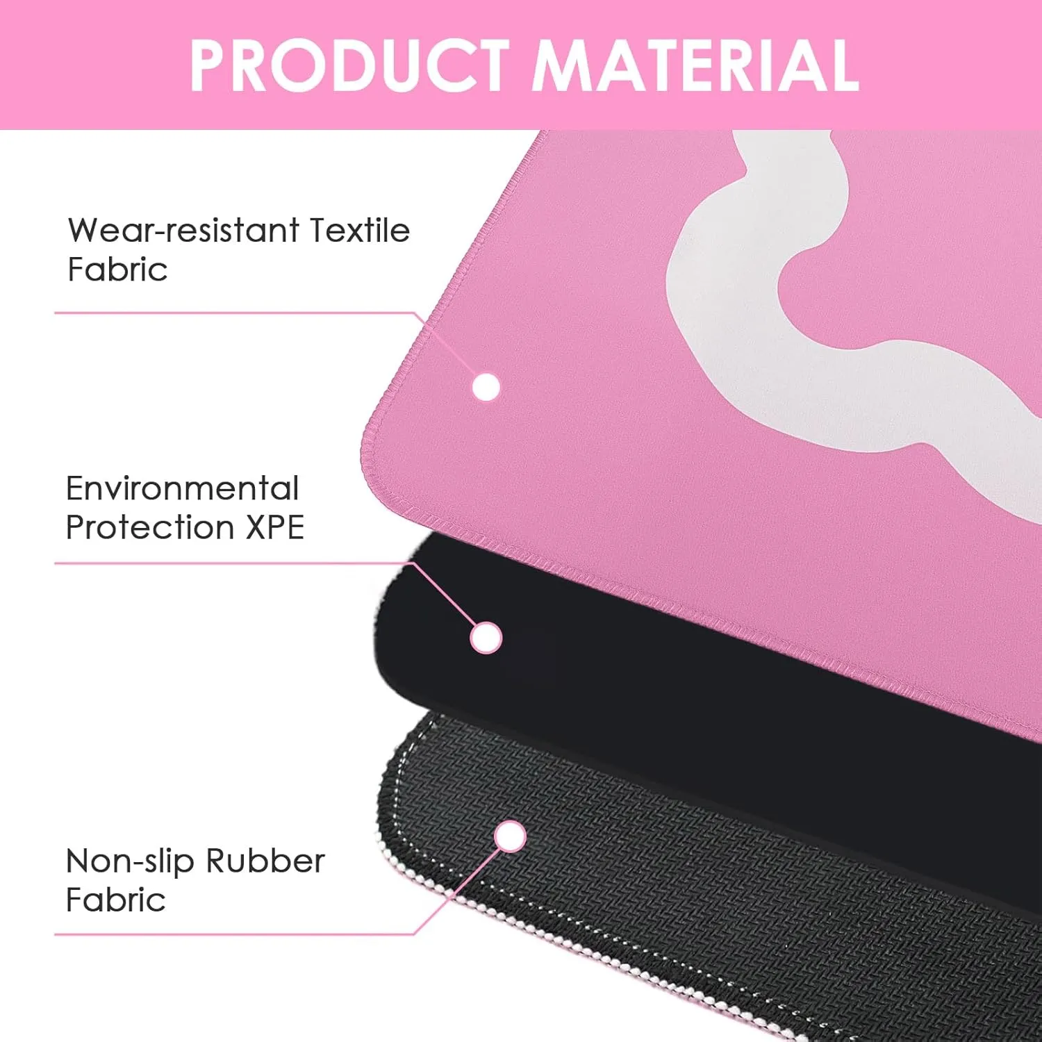 Bag, Anti-Slip and Noise Reduction Table Cover for Mahjong, Perfect Mahjong Gifts for Women circulate chaste seasonal fog practice appreciate (Pink) Mahjong Mat for Table with Black Carrying 