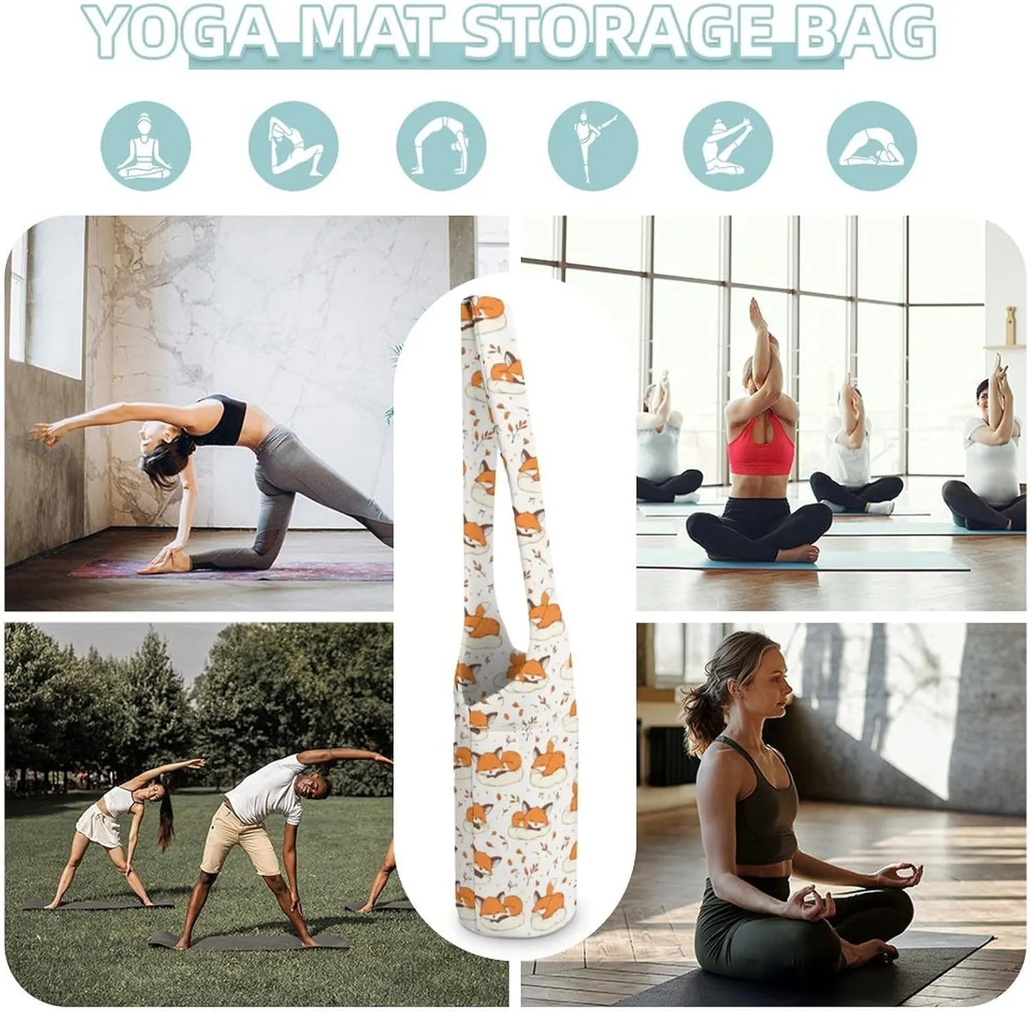 Bags for liquefy Women Extra Large Yoga Bag Carrier Tote Holder Yoga Accessories Yoga Mat 