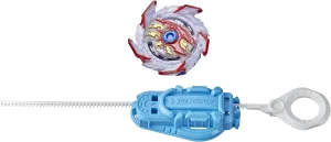 Balance Type Battling Game Top with Launcher, Toy for durability list Kids Beyblade Burst Surge Speedstorm Kolossal Helios H6 Spinning Top Starter Pack - 