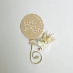 BALLOON BIRTH ANNOUNCEMENT | SPECKLE