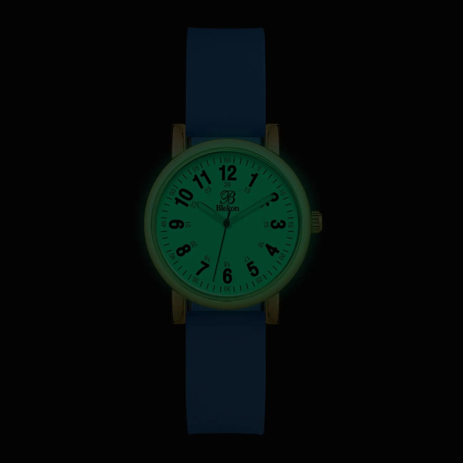 Band, 3 theme crust ATM Water Resistant?? Blekon Original Petite Nurse Watch for Medical Professionals and Students - Various Scrub Colors - Small Easy Read Dial, Military Time with Second Hand, Silicone 