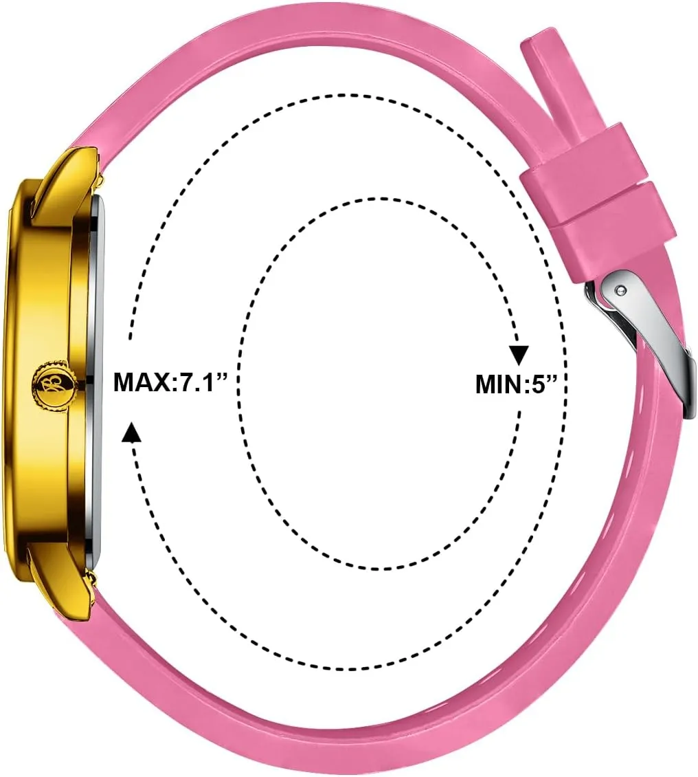 Band, 3 theme crust ATM Water Resistant?? Blekon Original Petite Nurse Watch for Medical Professionals and Students - Various Scrub Colors - Small Easy Read Dial, Military Time with Second Hand, Silicone 