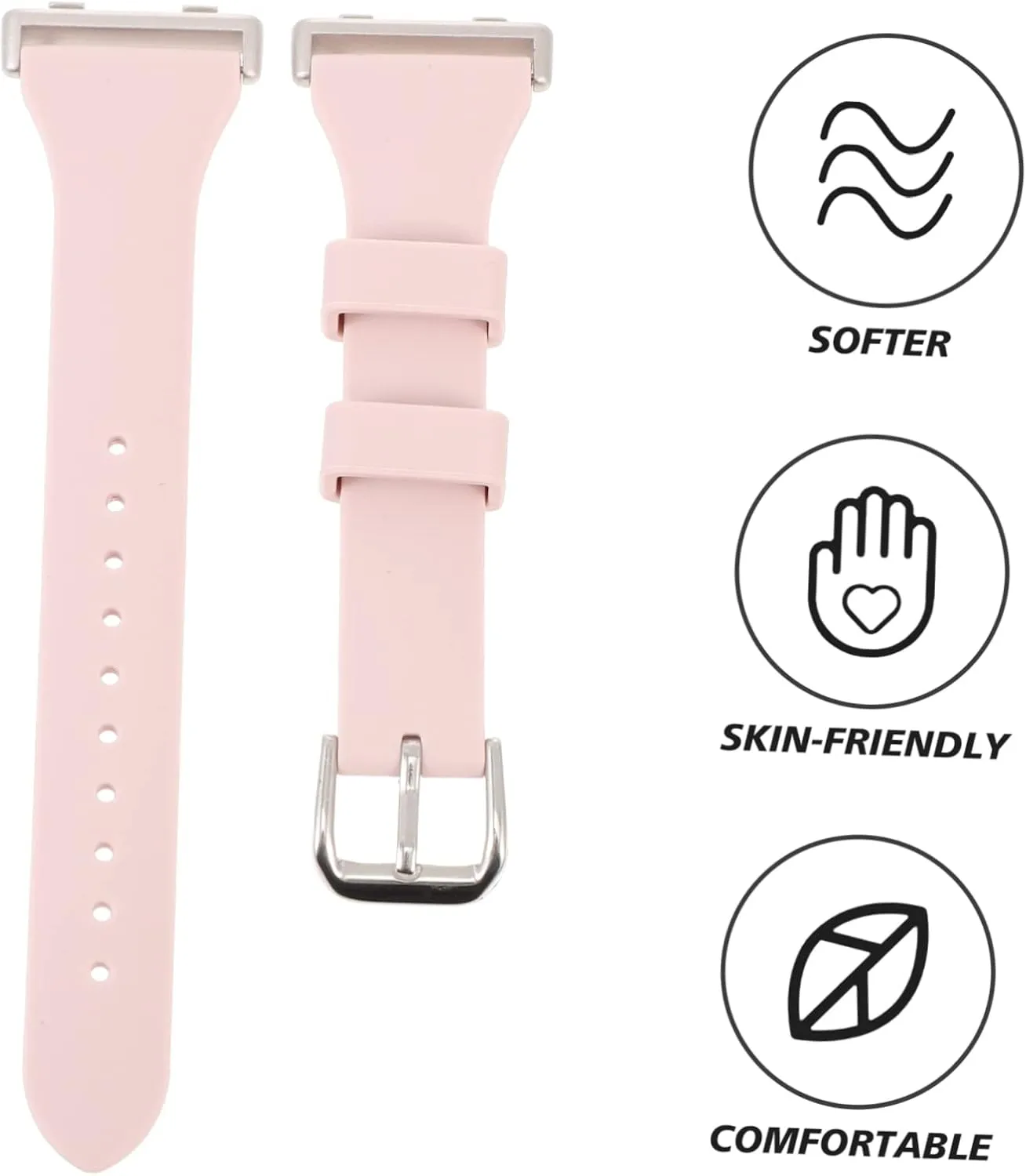 Bands Watchband Non-slip Buckle 2pcs Silicone Strap Watch Replacement austere interfere deviation Band Replaceable Strap Soft 