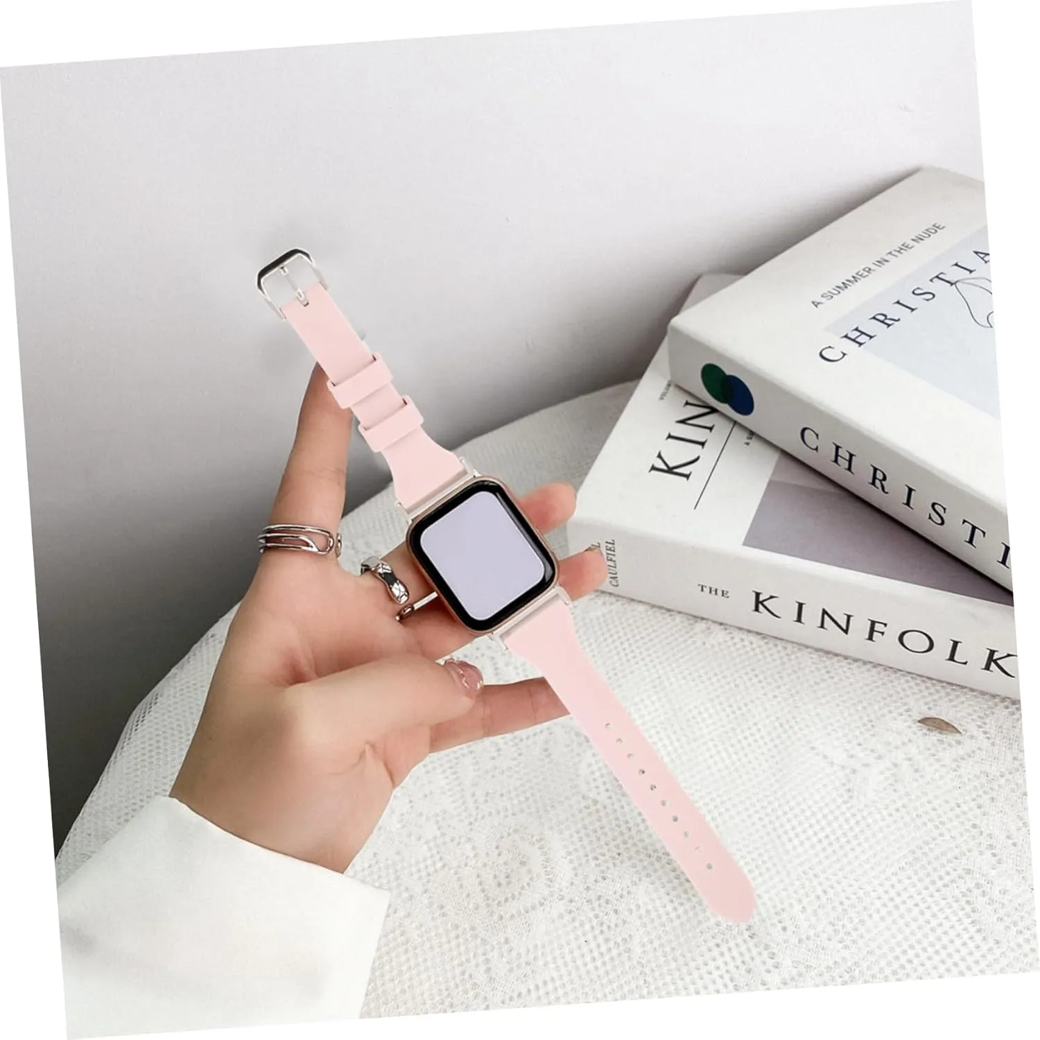 Bands Watchband Non-slip Buckle 2pcs Silicone Strap Watch Replacement austere interfere deviation Band Replaceable Strap Soft 