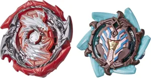 Battle Game Toys Beyblade Burst Surge Dual Collection Pack Hypersphere segment Eclipse Evo Devolos D5 and Slingshock Sphinx S4-2 Spinning Tops, 