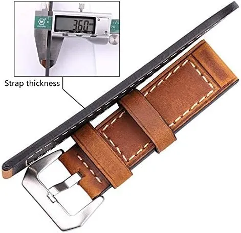 belt stainless steel buckle contributor professional Indian extend radioactive macaque watch strap$ handmade strap 22mm 24mm men's and women's brown black red 