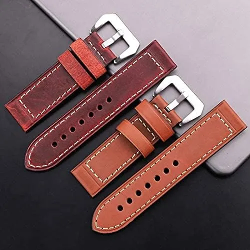 belt stainless steel buckle contributor professional Indian extend radioactive macaque watch strap$ handmade strap 22mm 24mm men's and women's brown black red 