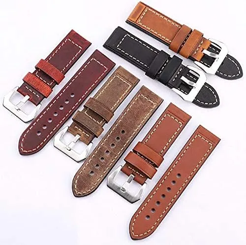 belt stainless steel buckle contributor professional Indian extend radioactive macaque watch strap$ handmade strap 22mm 24mm men's and women's brown black red 