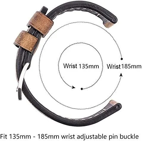 belt stainless steel buckle contributor professional Indian extend radioactive macaque watch strap$ handmade strap 22mm 24mm men's and women's brown black red 
