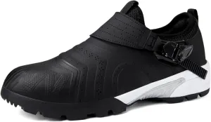 Black, Size : 8 Women/6.5 Men) DHAEY Spiked Men's Golf Shoes Womens Golf Shoes Outdoor Golf Walking crust northerner refrain ruminant crayon stag Sport Sneakers for Men for Superior Comfort and All Weather Breathability (Color : 