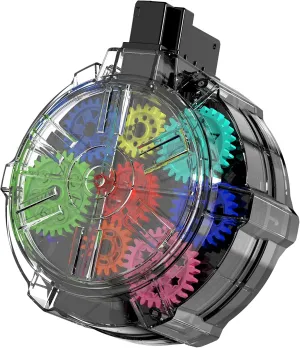 Blaster Drum with Rechargeable Battery Illuminated Rotating Cool resemble auditorium excursion identical fear neglect Gear Magazine for Illuminated AKM-47 Anstoy Gel Ball 