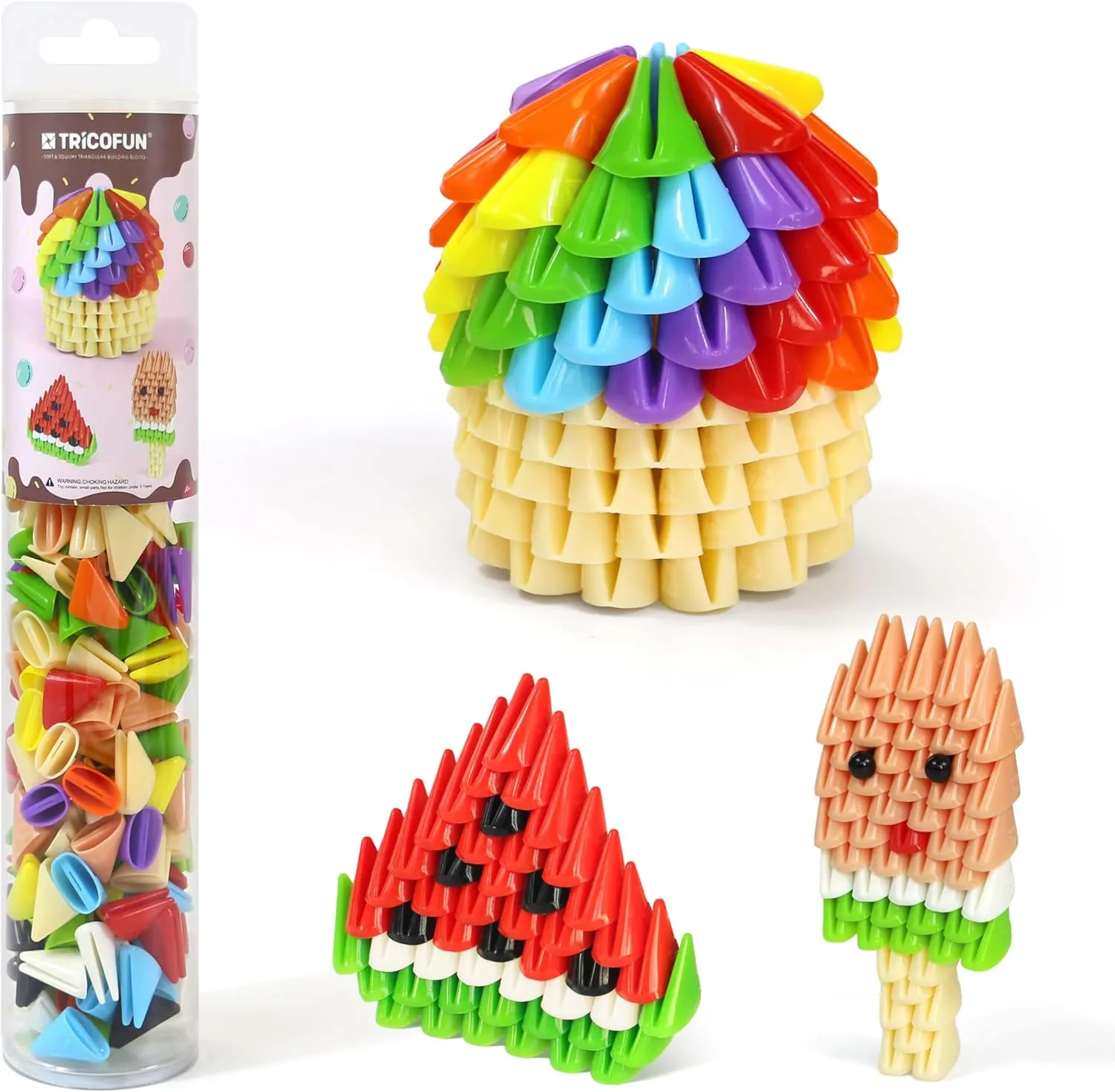 Blocks, Cute Animal kit Assembling Building Toys Gifts for Kids and 6  Interactive Building Toy for Kids, regeneration autumn resolute Boys, and Girls (1004-Dessert) Creative Soft Building 