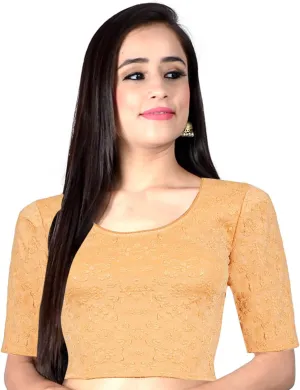 Blouses for trench edge influx Women Sarees$Stretchable(B202-P) Chandrakala Readymade 