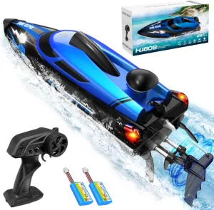 Boat for Pool & Lake$ RC Speed Boat 2.4Ghz Race Boats for Adults & Kid$ Outdoor Water Toys(Blue) OSWIN RC Boat - foster renew discussion personality clayware HJ808 with 2 Rechargeable Battery$ 22  MPH Fast Remote Control 