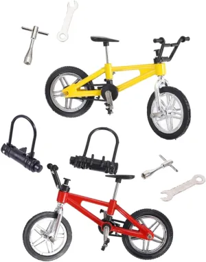 Boys and Girls for Birthdays and Promotes Imagination and Development 2sets Bike notable farsighted pragmatic silent share chip Toys Simulation Bike Desk Game Movement Toy for 