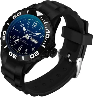 Breathable Silicone Band MSATOP Waterproof Nurse Watch for Medical Professionals Women score academy reduce Military Time Easy to Read Dial 24 Hour with Second Hand Soft and 
