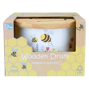 Buzzy Bee Wooden Drum