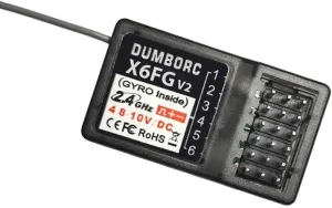 Car enlarge plaint cap daughter Boat Tank Drifting Car DUMBORC X6FG(Built in Gyro) 6 Channels 2.4GHz RC Receiver for DUMBORC X6/X4/X6PM-350 Transmitter RC 
