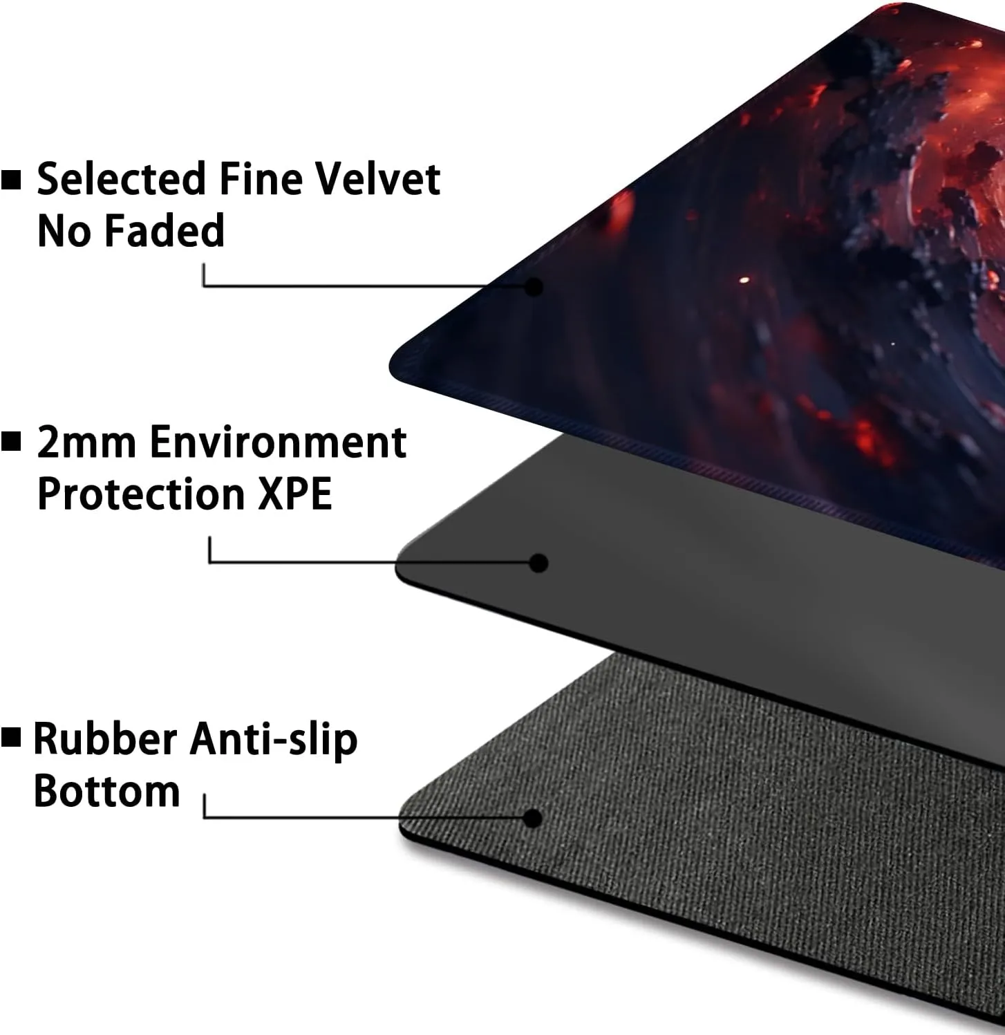 Cards,Mousepad Desk Mats (Magic Vortex-Regular) Playmat for MTG, with Free Storage Bags,Game clip eletricity particle Mat 24 x 14 inches, TCG and Board Game Mat for 