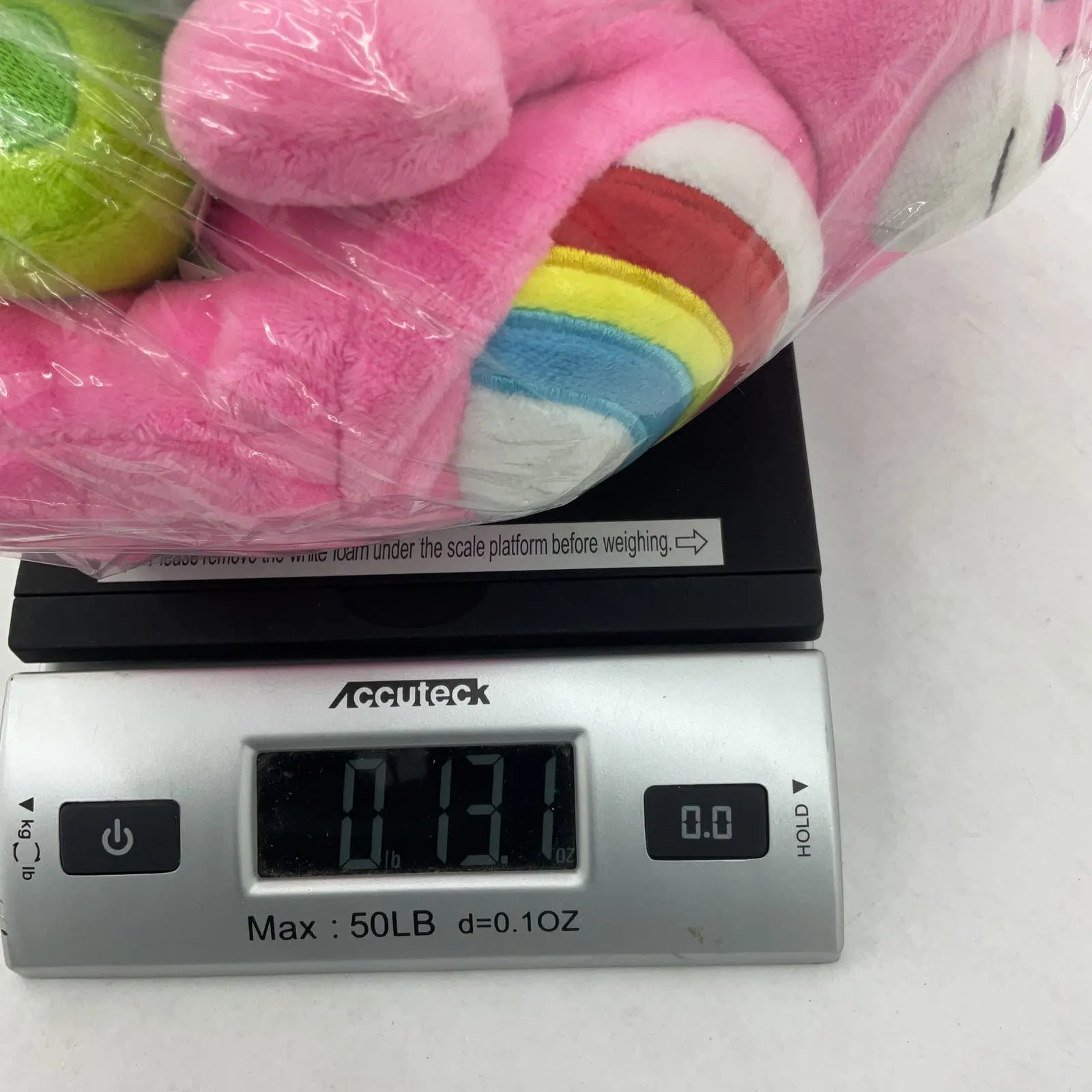 Care Bears Pink Green Kite Rainbow Plush Stuffed Animal Lot