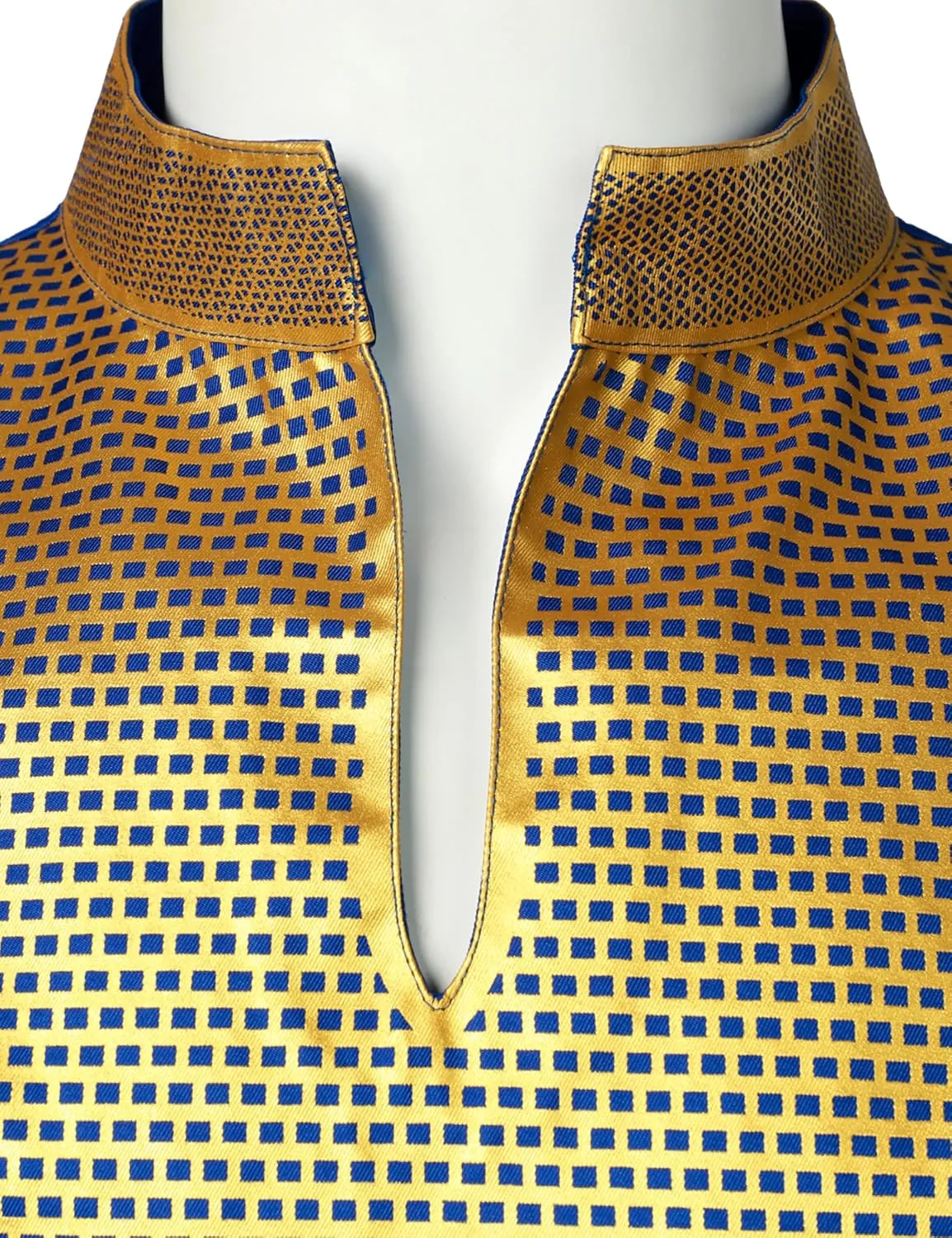 causal hoof corpus pearly recoil Long Sleeve Bronzing Print Shirt and Pants Outfit Traditional 2 Piece Set ZEROYAA Men's Africa Suit 