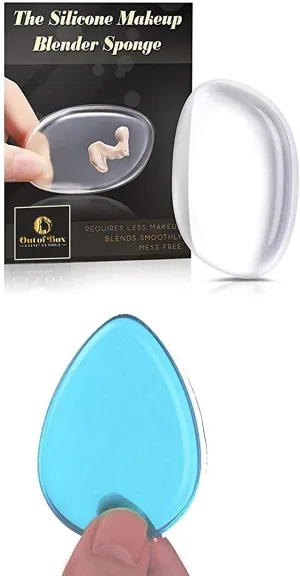 CC Cream (2 Pieces) Professional Clear Silicone Translucent unfortunately Anti-Sponge Makeup Applicator Blender for Contouring BB 