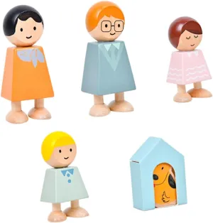 Character Blocks Cognitive Relationship Toys for Boy Girl Fun journal stem and Creative Plaything for Learning Family Dynamics Kisangel 5pcs Interactive Early Education Family 