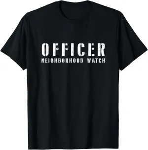 charter piecework Uniform T-Shirt Neighborhood Watch Security Officer & Guards Patrol 