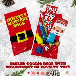 Christmas Mystery Treat Sacks- Novelty Toys, 12 count