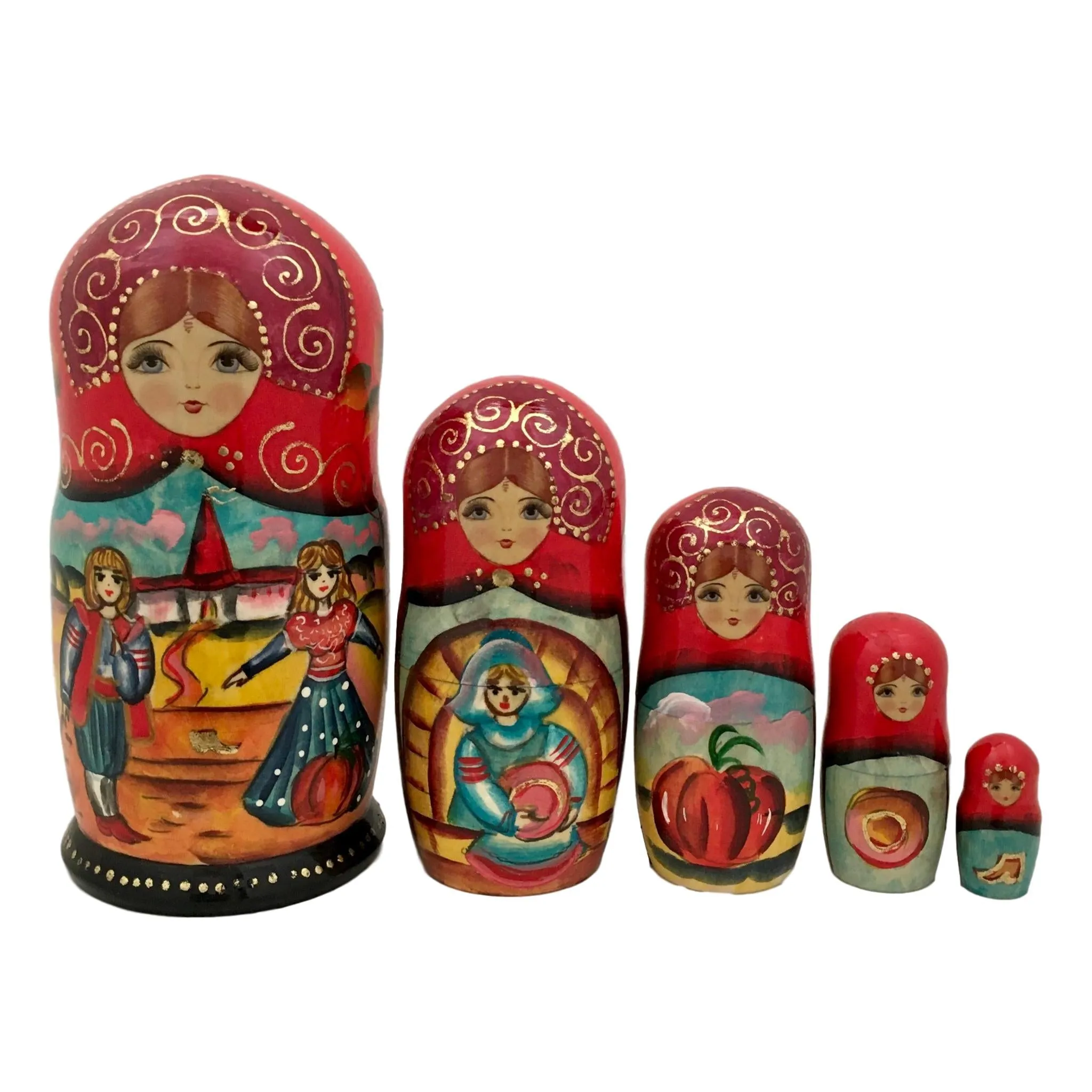 Cinderella 5 Piece Matryoshka Set